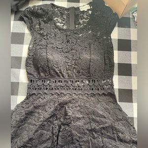 Black lace dress